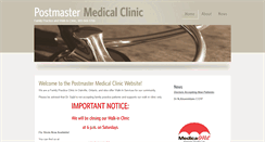 Desktop Screenshot of postmasterclinic.com