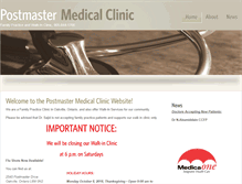 Tablet Screenshot of postmasterclinic.com